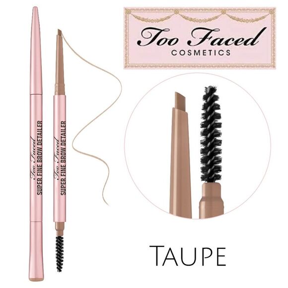Too Faced Superfine Brow Detailer Pencil - Taupe - Picture 1 of 13